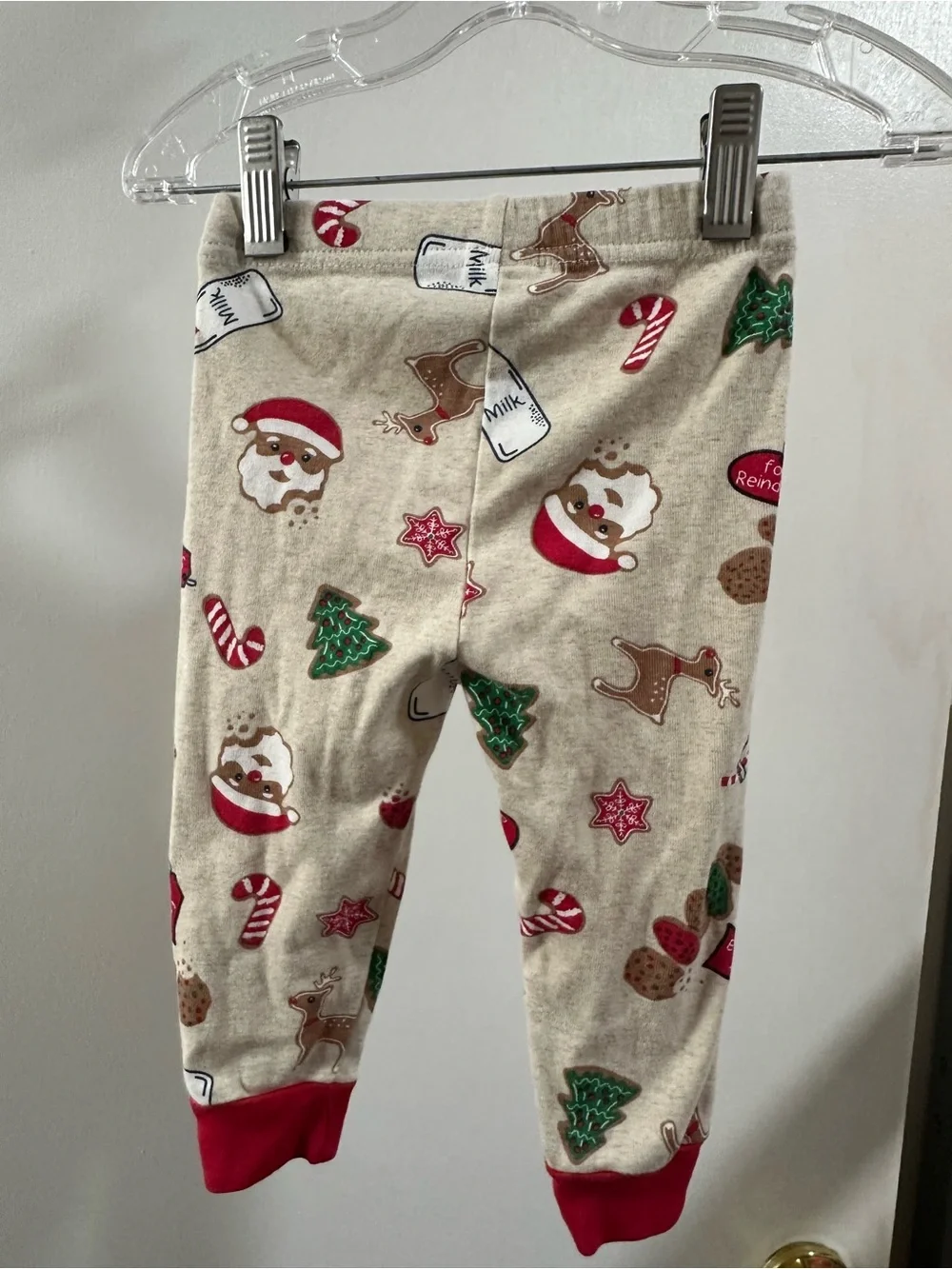 Baby And Toddler Milk And Cookies Snug Fit Cotton Pajamas - Tan